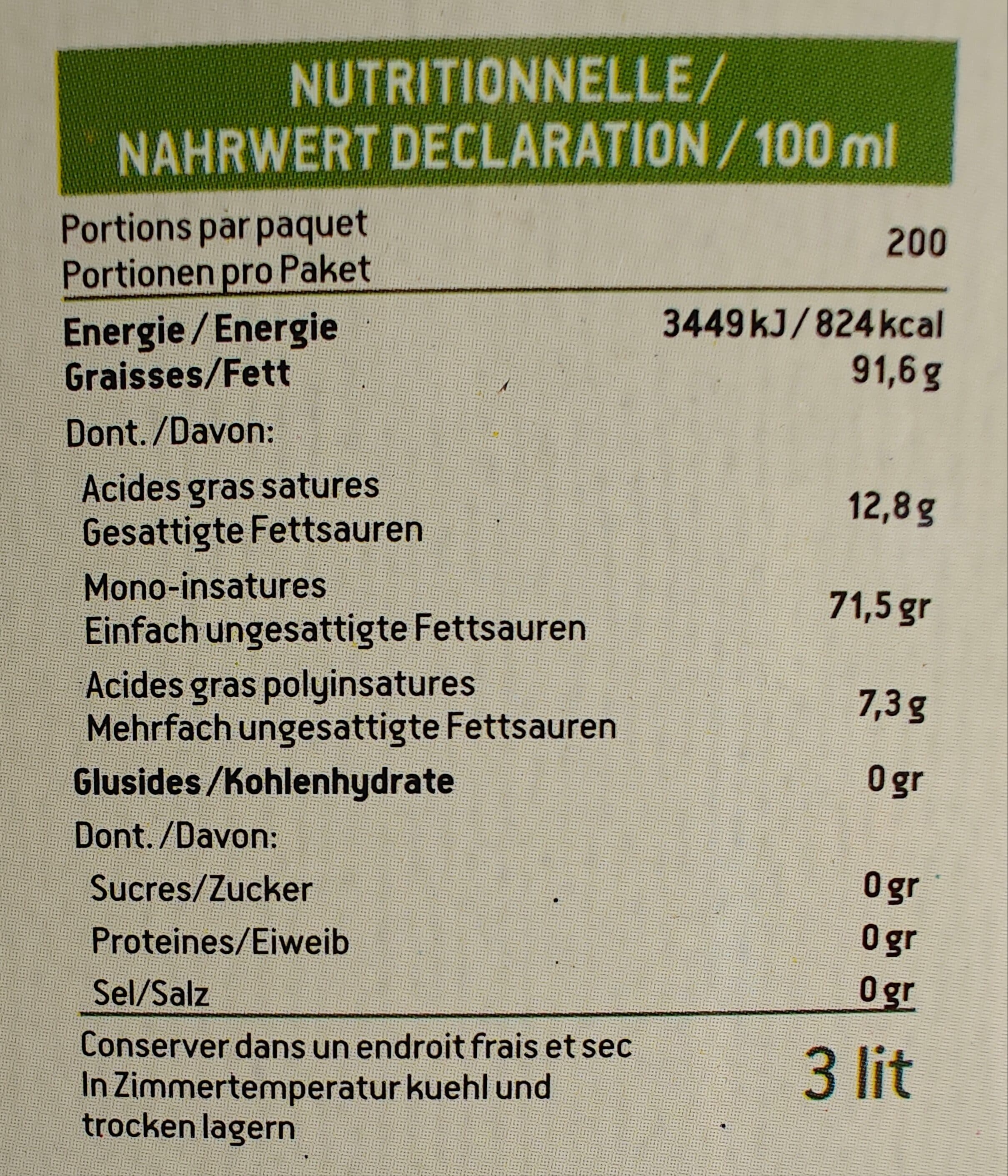 Open Food Facts EXTRA VIRGIN OLIVE OIL packshot