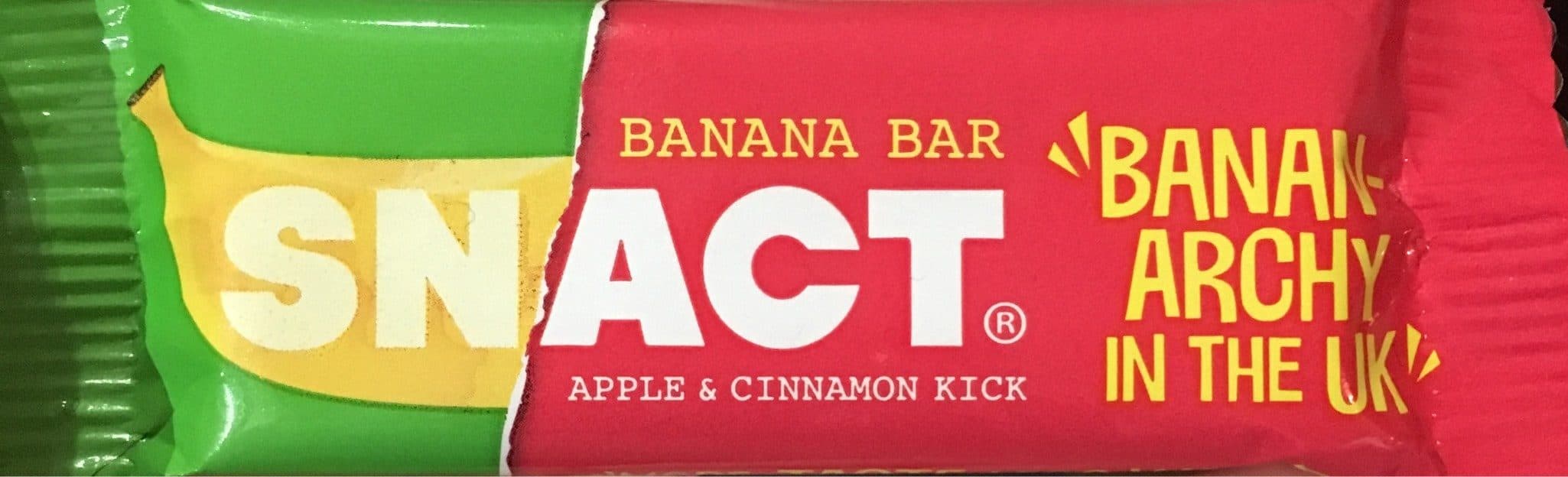 Snact Banana bar apple & cinnamon packshot