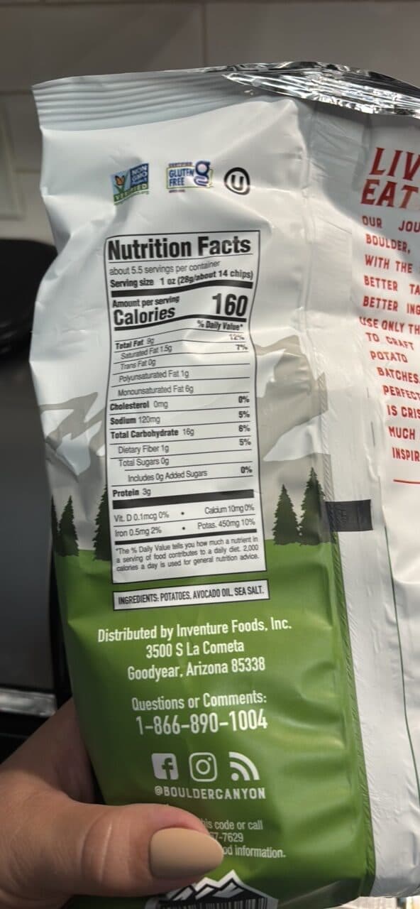 Boulder Canyon Kettle Style Potato Chips packshot