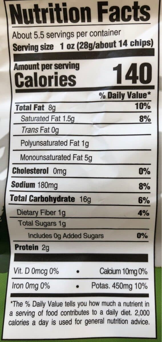 Inventure Foods Inc. Avocado Oil Canyon Cut Kettle Cooked Potato Chips Sea Salt & Cracked Pepper packshot
