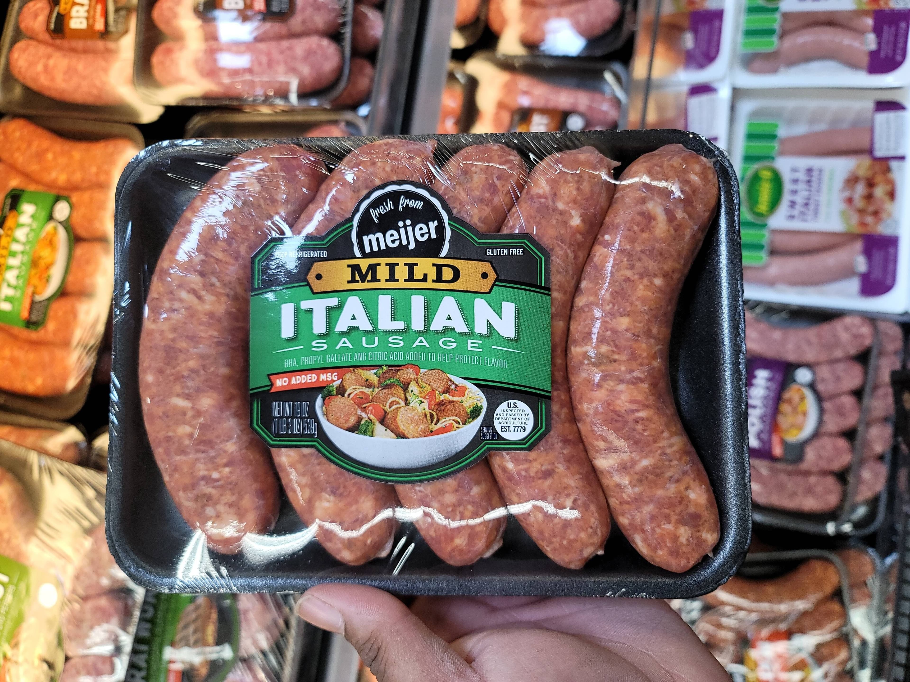 Meijer Italian Sausage packshot