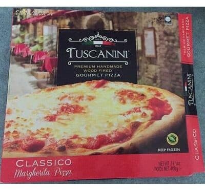 Open Food Facts Tuscanini Classico Margherita Gourmet Pizza 400G packshot