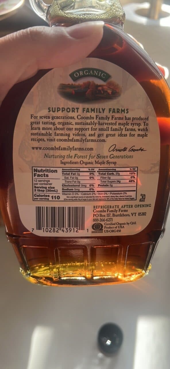 Coombs Family Farms Maple Syrup packshot