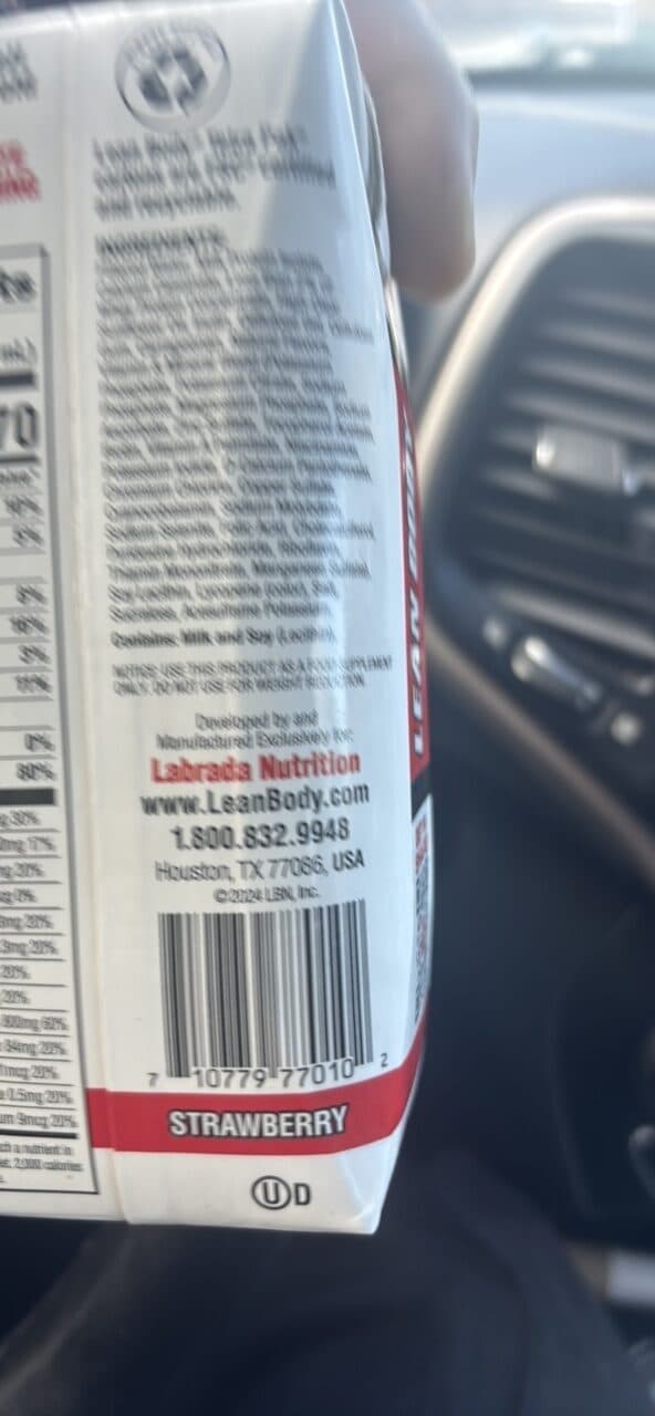 Labrada Nutrition Strawberry packshot