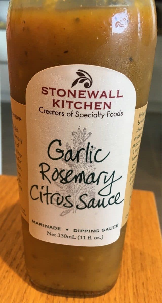 Stonewall Kitchen Garlic rosemary citrus sauce packshot
