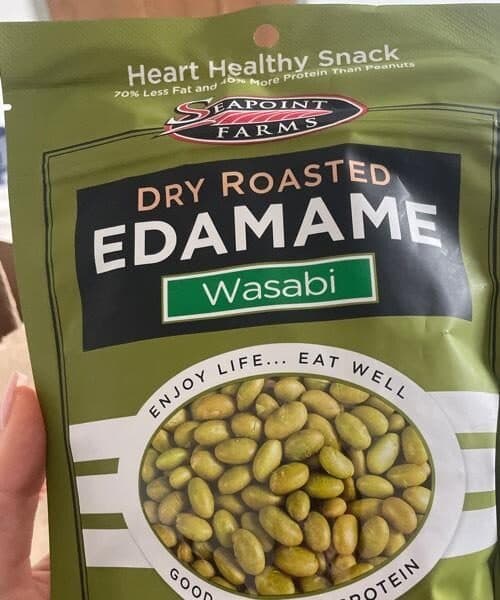 Seapoint Farms Dry Roasted Edamame Wasabi packshot