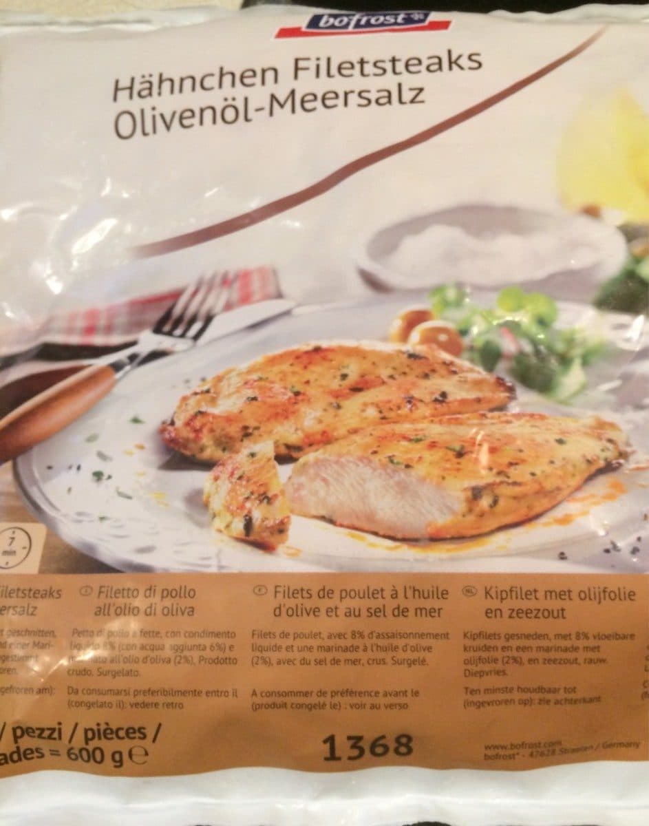 Bofrost Filets de poulet à l'huile d'olive et au sel de mer packshot