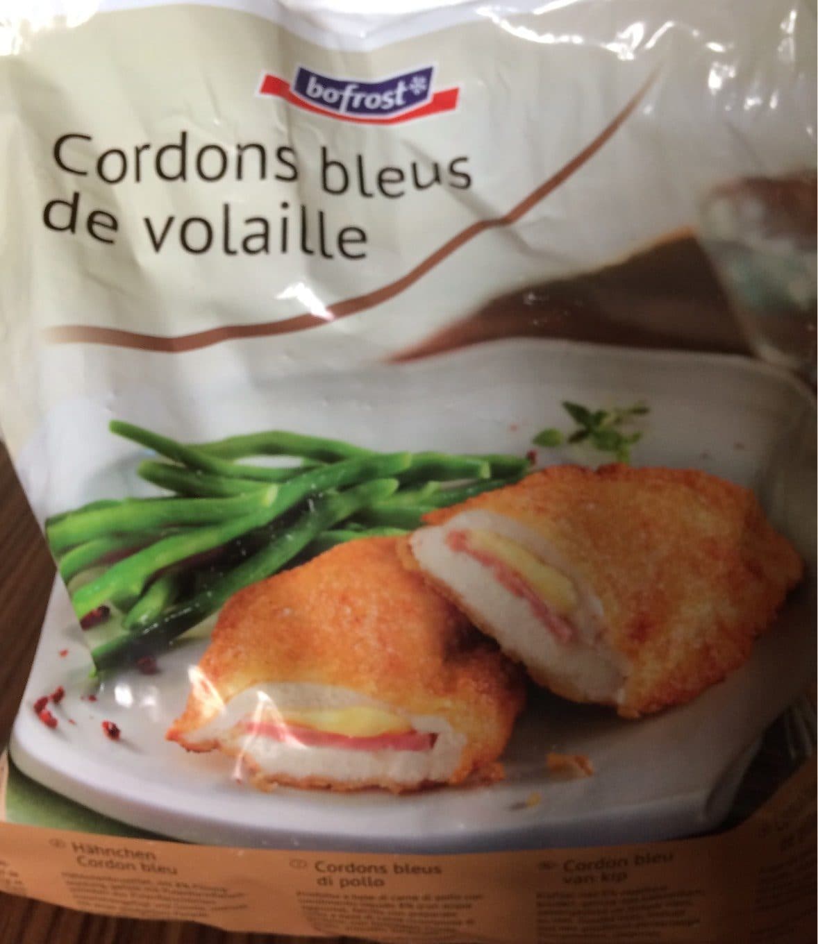 Bofrost Cordons bleus volaille packshot
