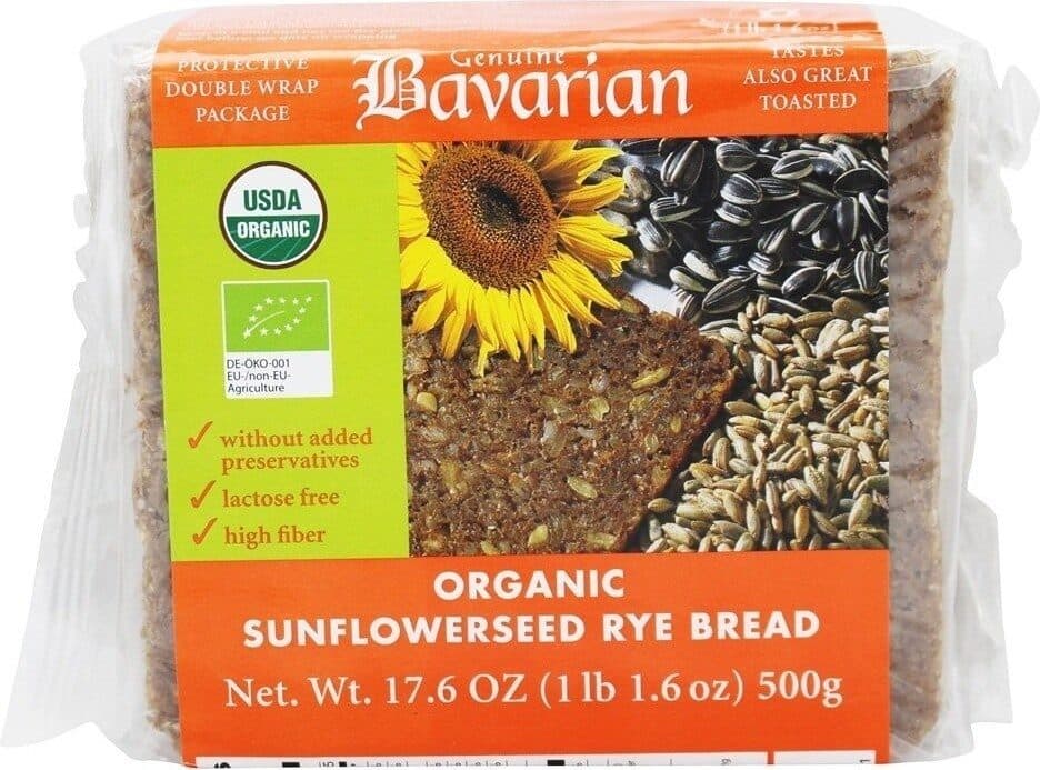 Heinrich Leupoldt Kg Genuine bavarian organic sunflower seed rye bread packshot