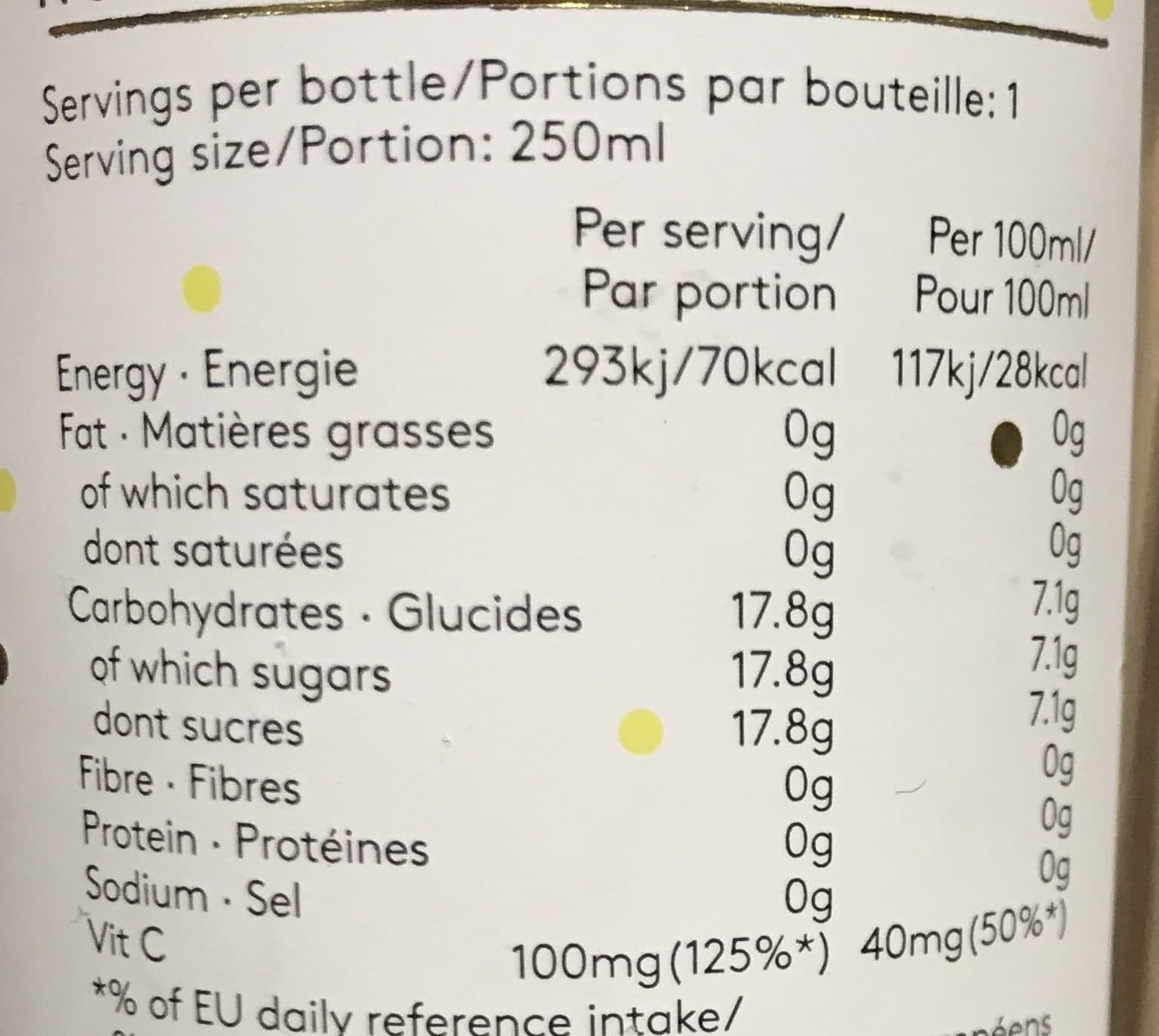 San Su Boisson au Yuzu packshot