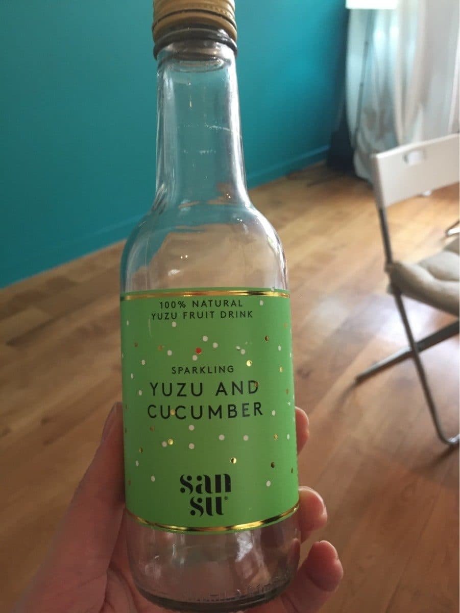 Sansu Yuzu and cucumber packshot