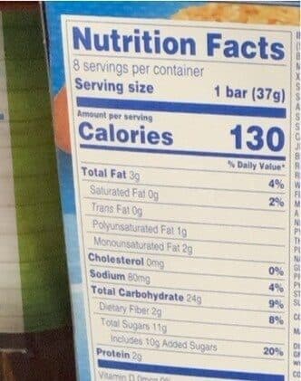 Meijer Inc. Blueberry fruit & grain breakfast bars packshot