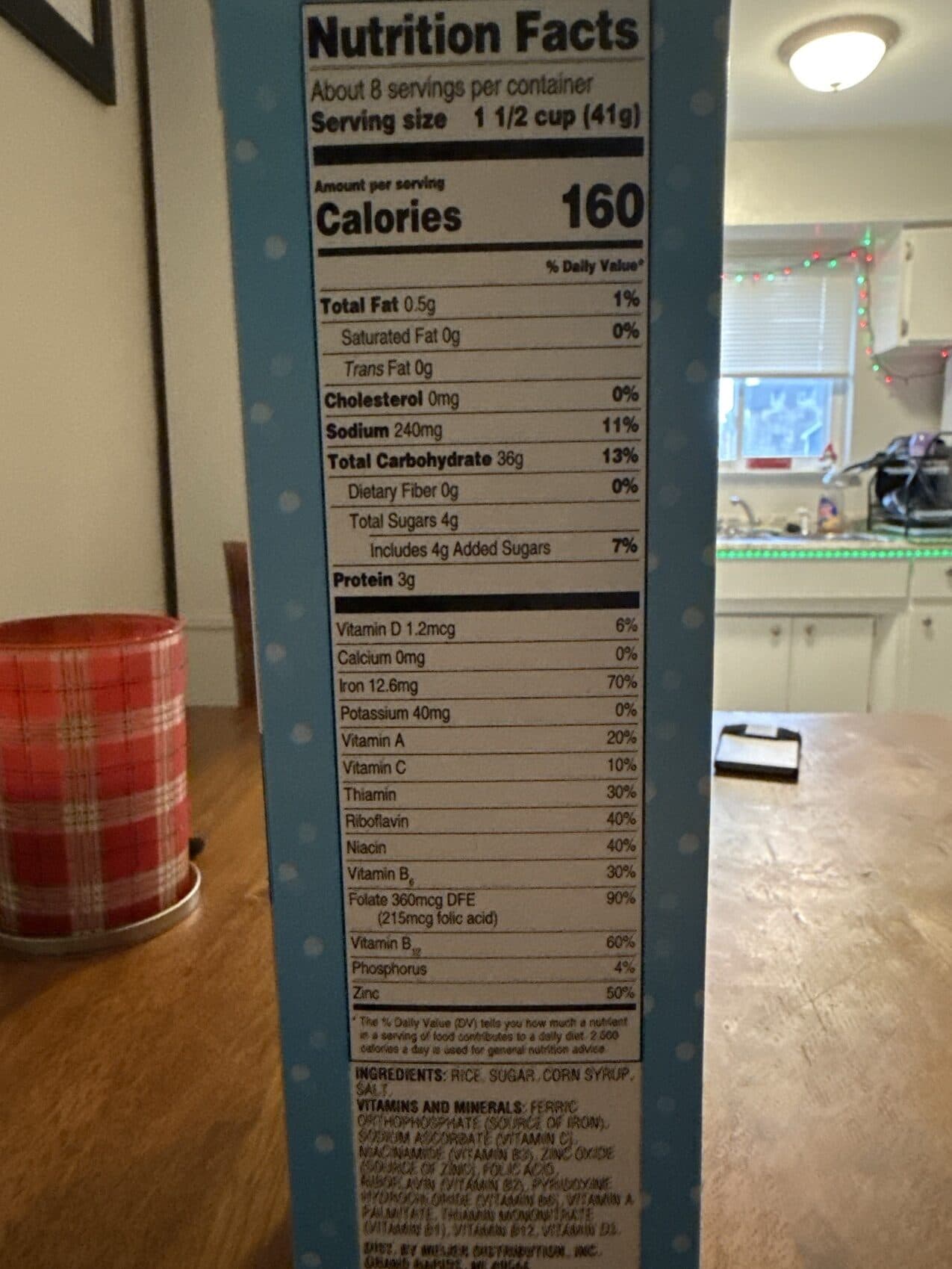 Meijer Inc. Crisp Rice Oven Toasted Rice Cereal packshot