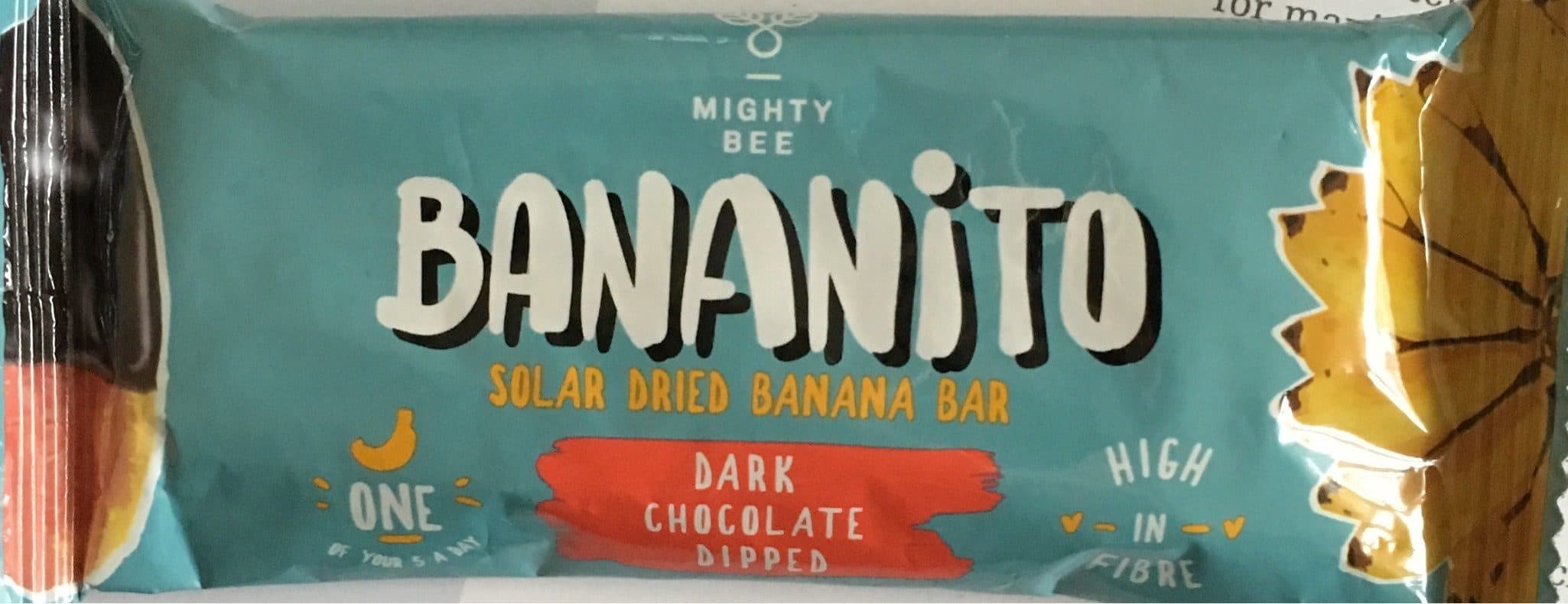 Mighty Bee Dark chocolate bananito packshot
