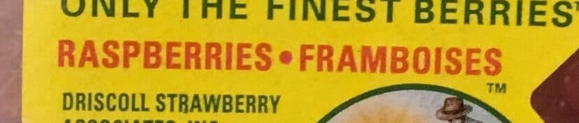 Driscoll's Raspberries packshot