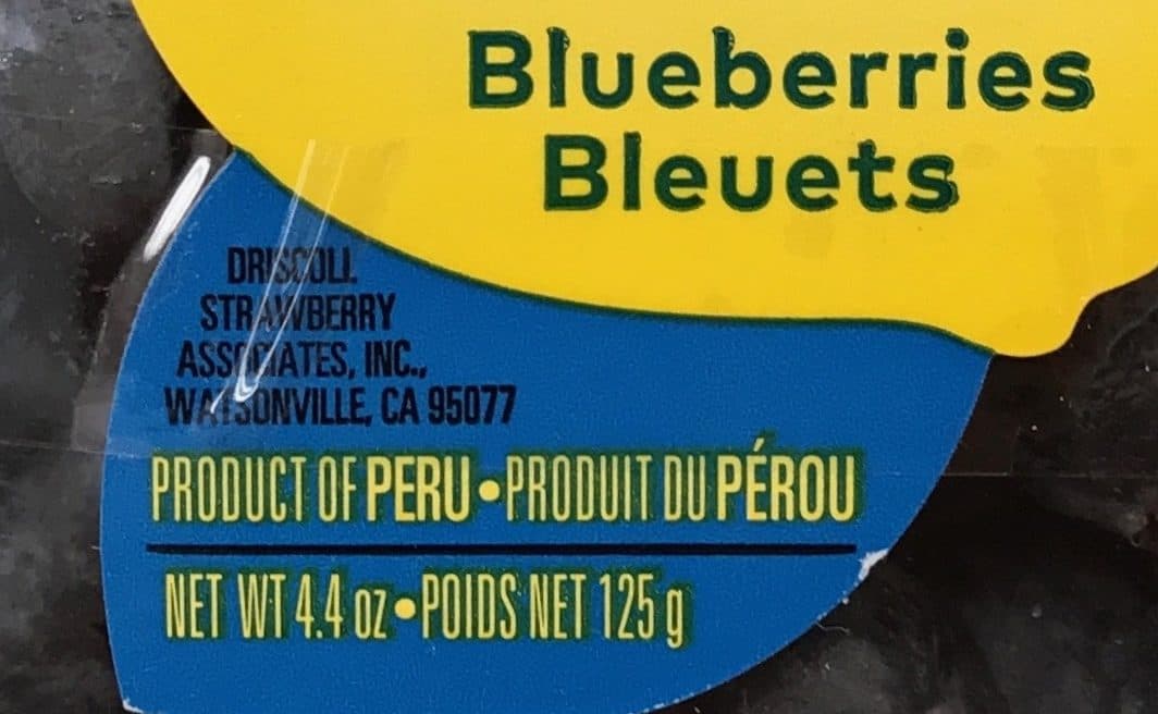 Driscoll's Blueberries packshot
