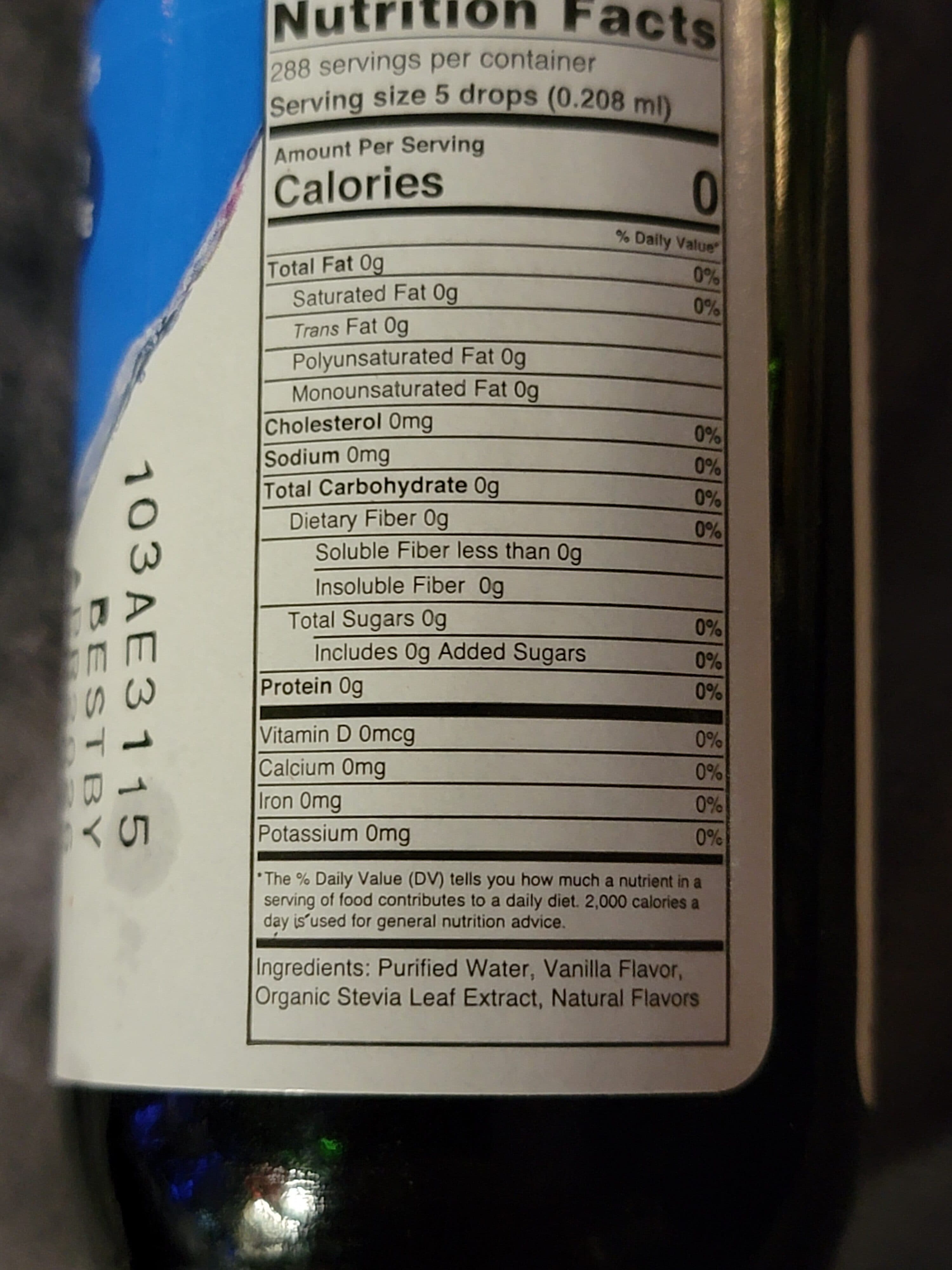 SweetLeaf Liquid Stevia Vanilla Creme packshot