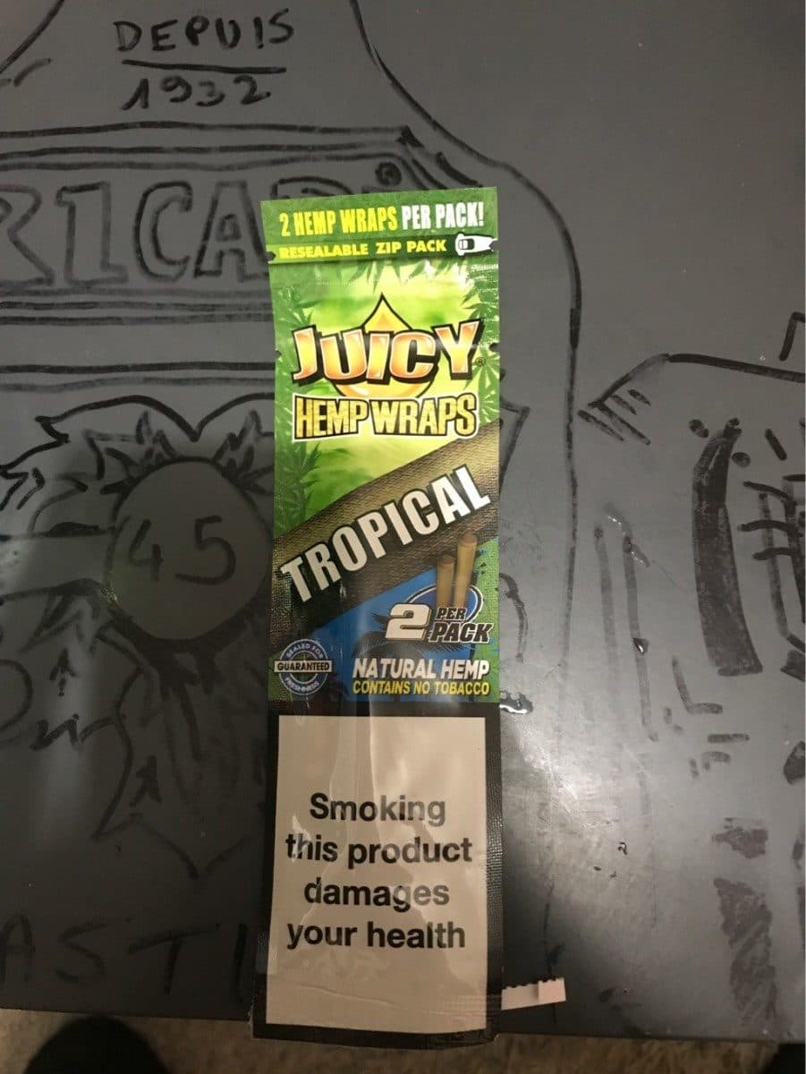 Open Food Facts Blunt Juicy Jay Hemp Wrap Tropical Passion packshot