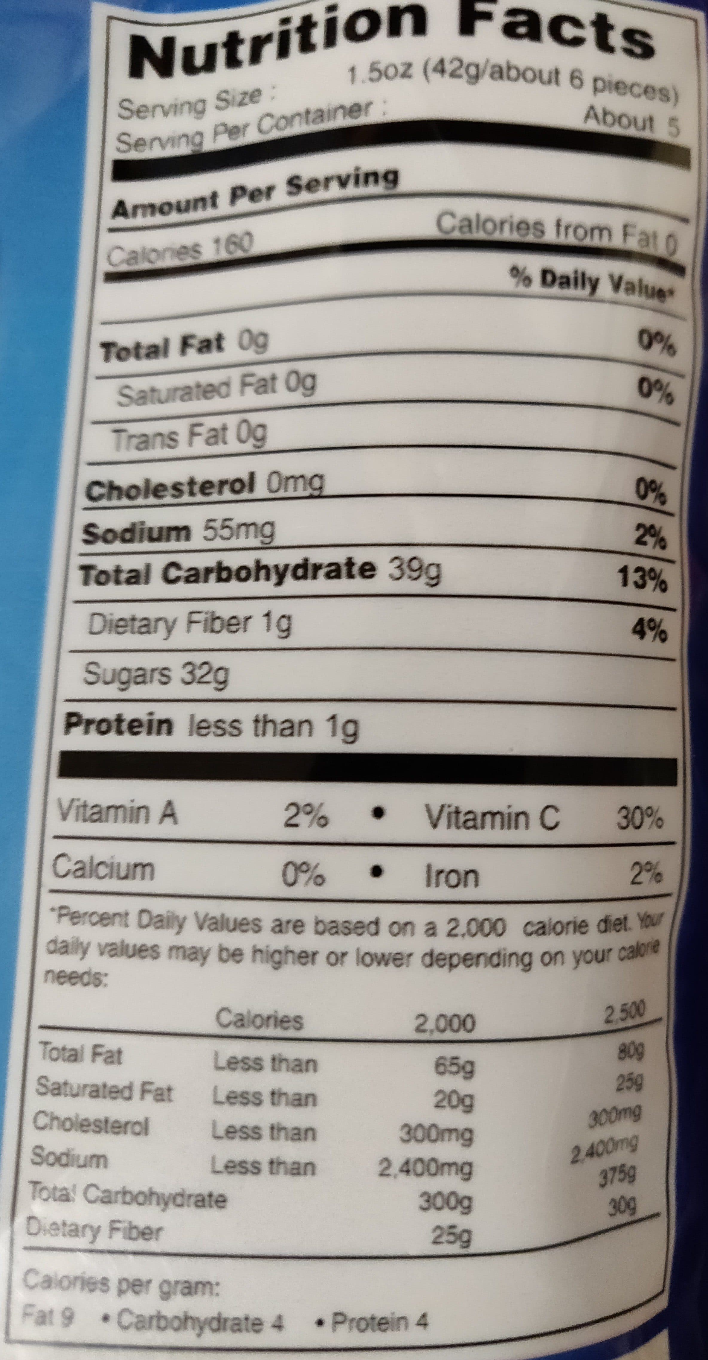 Open Food Facts Dried Mangoes packshot