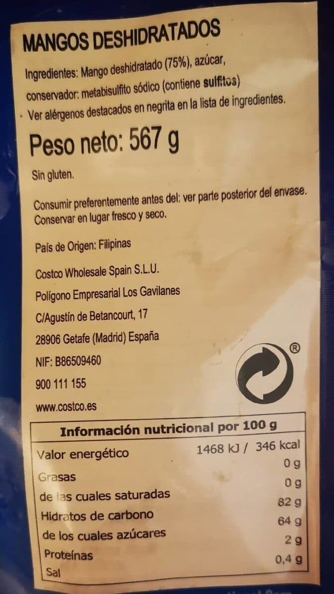 Philippine Brand Dried Mangoes packshot