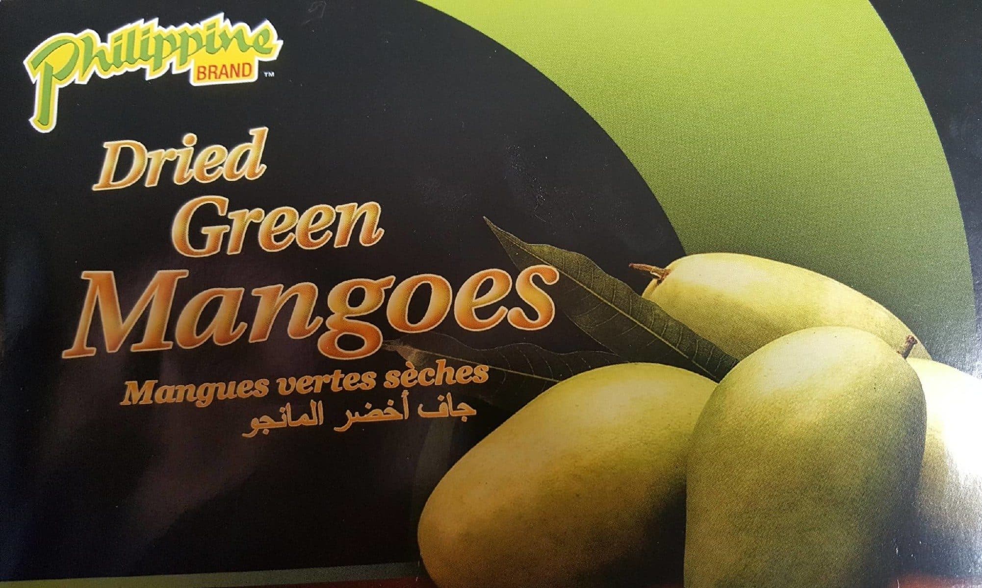 Open Food Facts Dried green mangoes packshot
