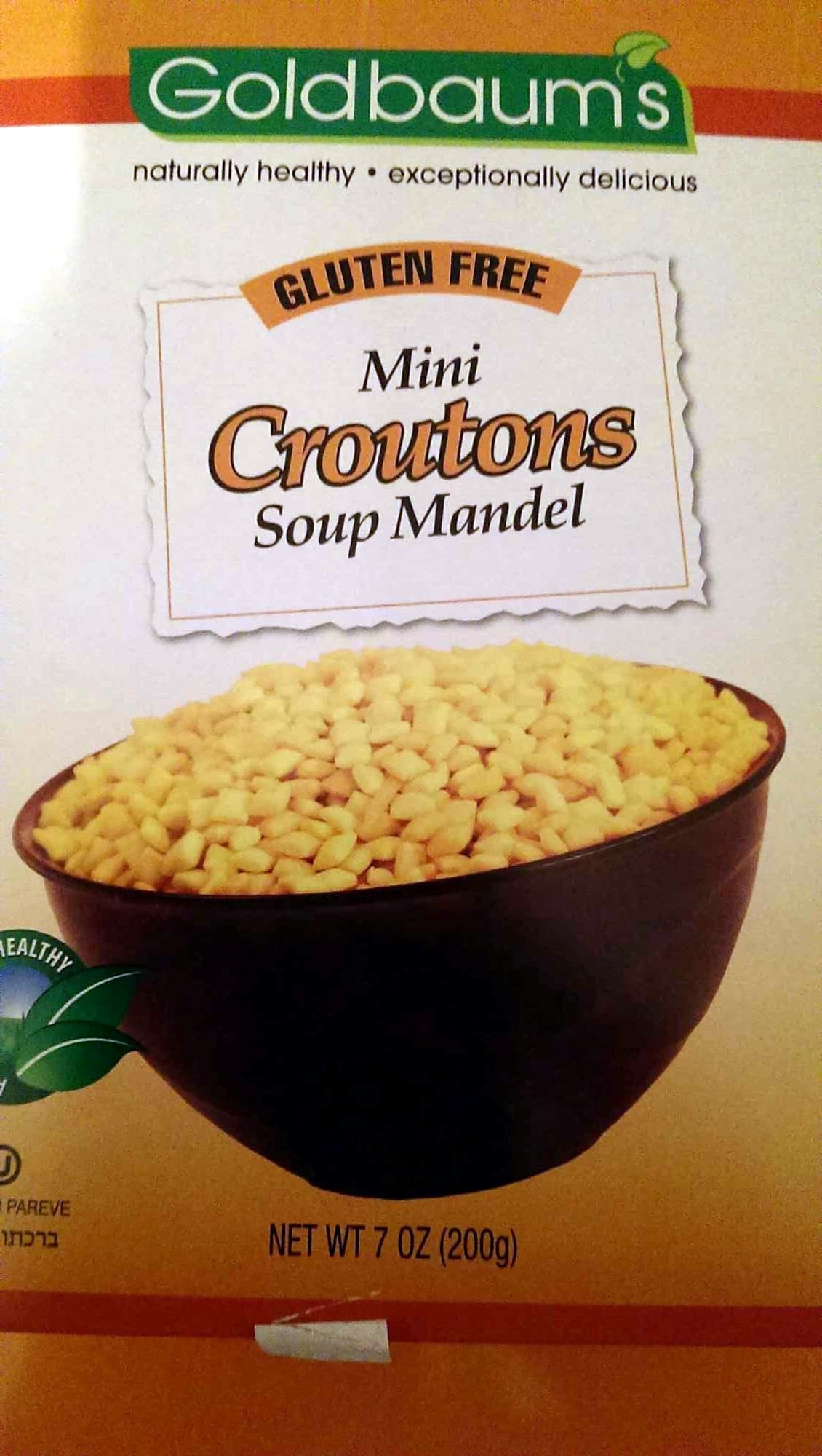 goldbaums Mini Croutons Soup Mandel packshot