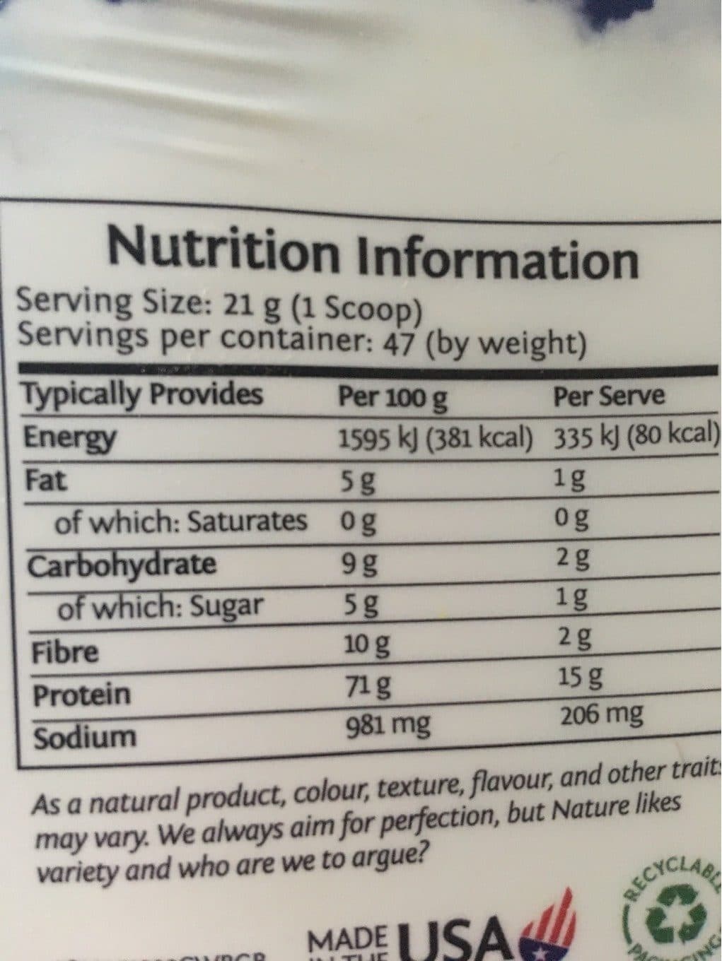 Sun Warrior Raw Vegan Protein packshot