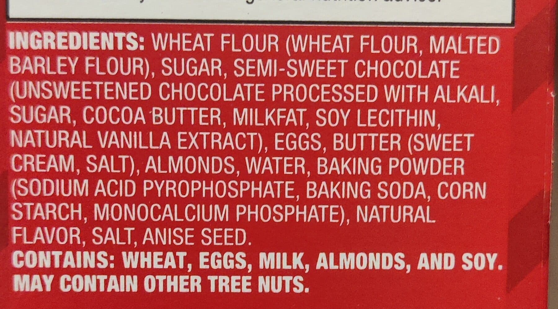 Nonni's nonni's chocolate biscotti packshot