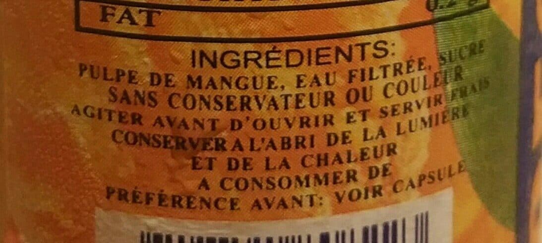 BEST Mango juice packshot