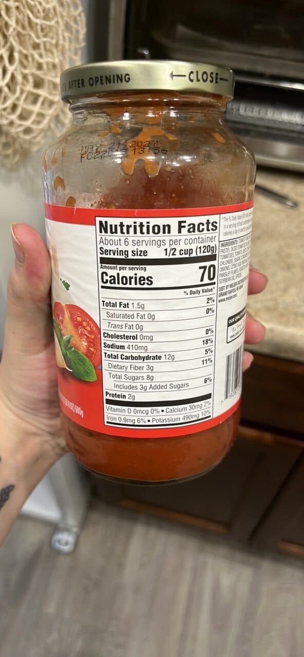 meijer GARLIC & HERB PASTA SAUCE packshot