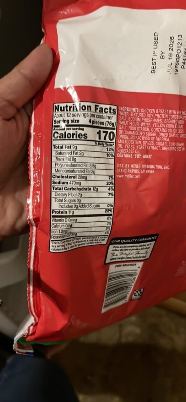 meijer Chicken Nuggets packshot