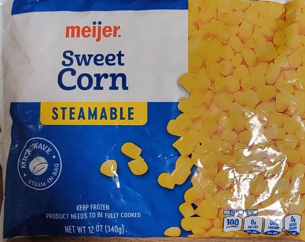 Meijer Sweet corn steamable packshot
