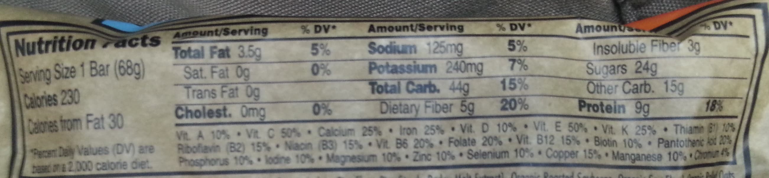 Clifbar Clif Bar, Apricot packshot