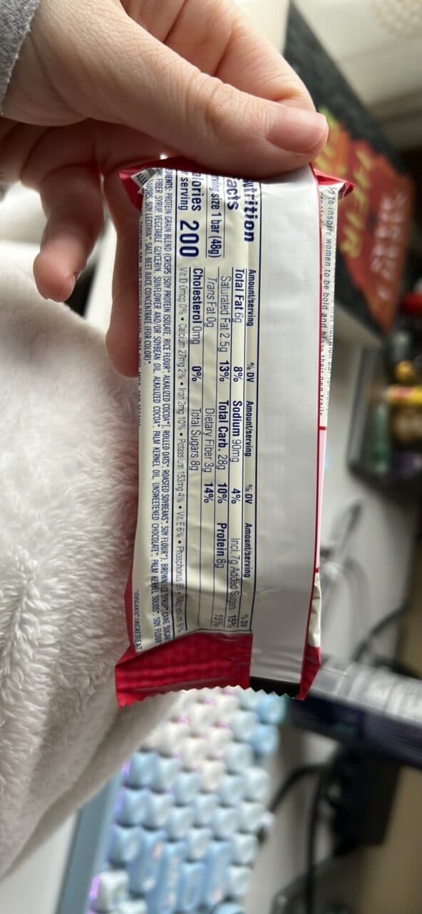 LUNA Chocolate Peppermint Bar packshot
