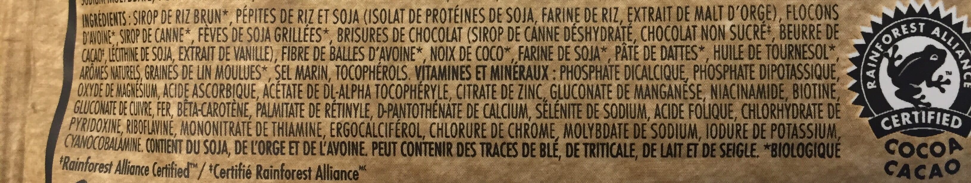 Clif bar Barre énergisante Noix Coco Brisures De Chocolat packshot