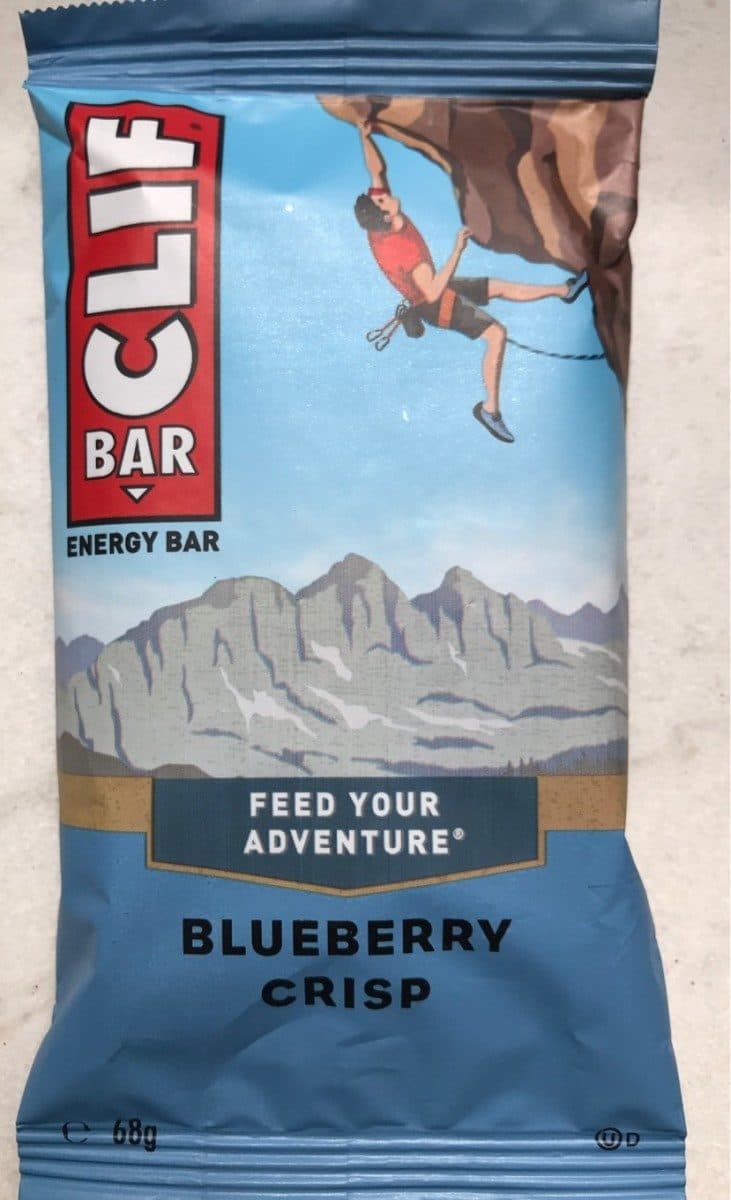 Clif Blueberry crisp packshot