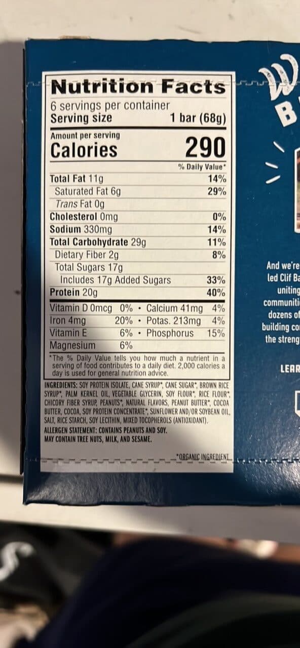 Clif Builders Chocolatey Peanut Butter packshot