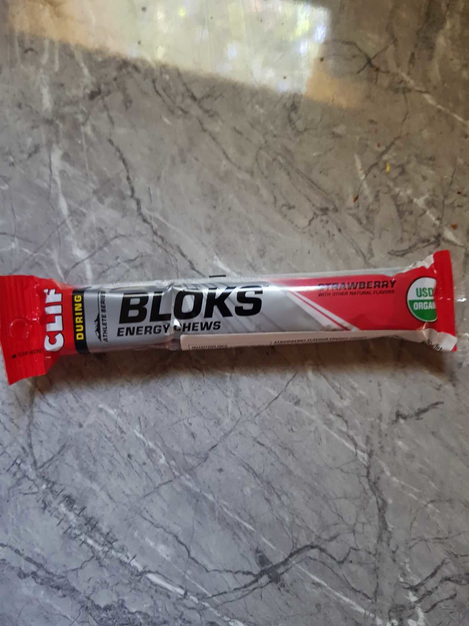 Clif Clif Bloks Energy Chews Strawberry packshot