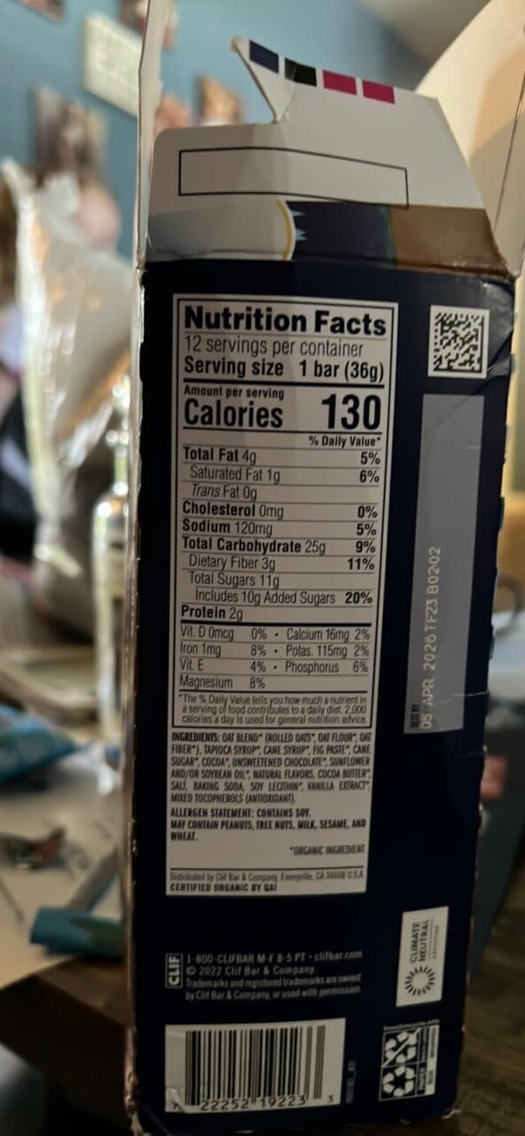 CLIF KID ZBAR Chocolate Brownie packshot