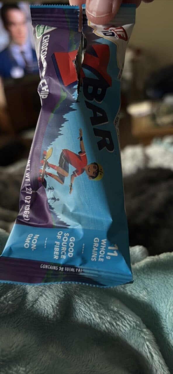 ZBAR Chocolate Chip Soft-Baked Energy Snack Bar packshot