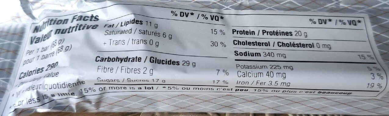 CLIF BUILDERS PROTEIN PEANUT BUTTER packshot