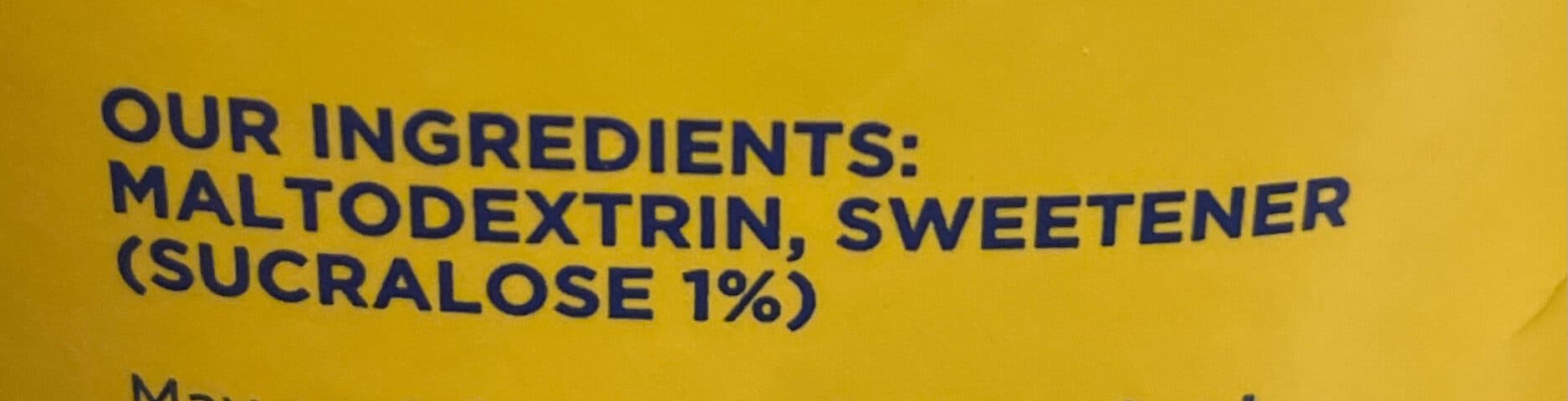 Splenda Splenda Cake Can packshot