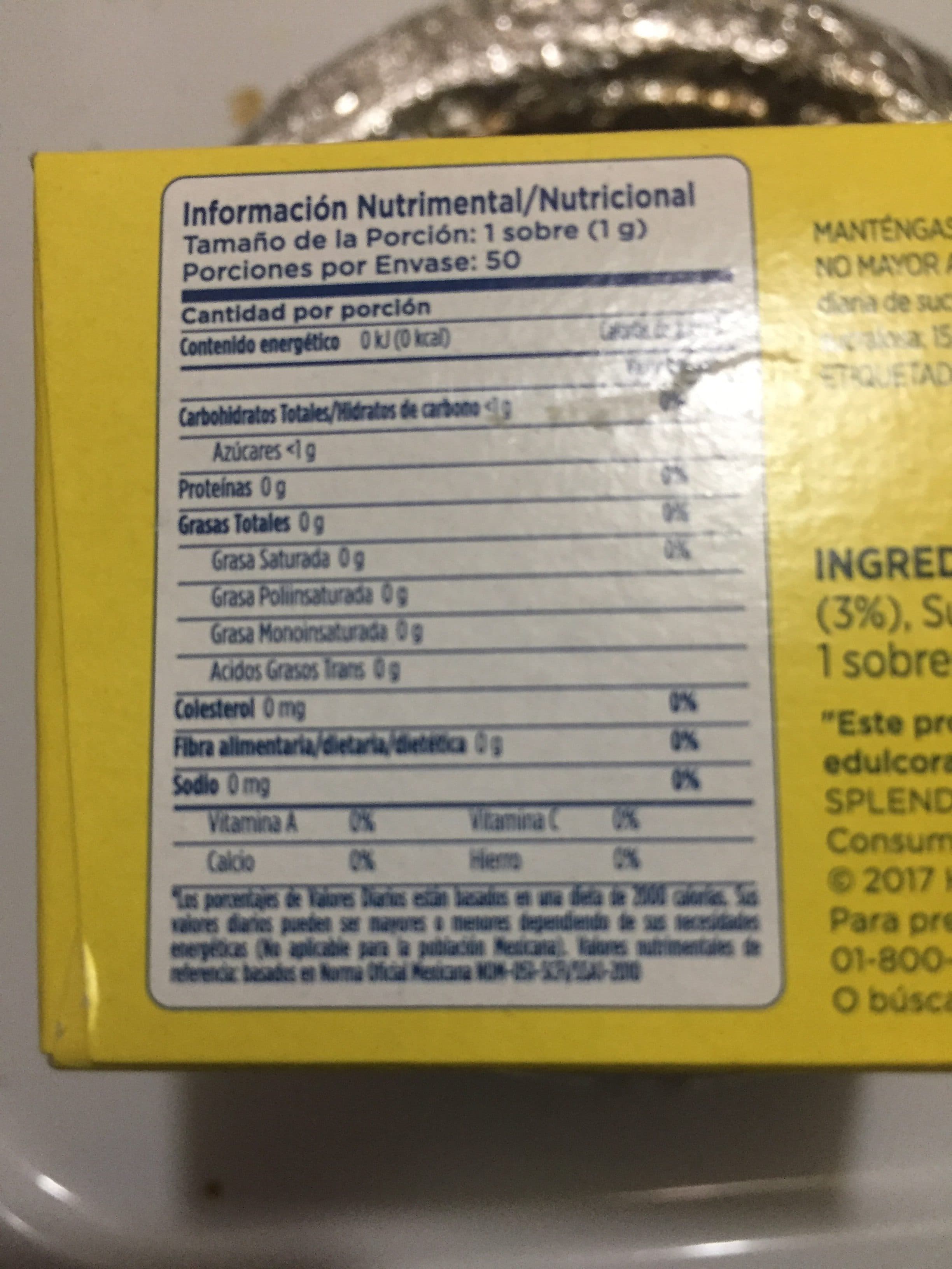 Splenda Splenda Original packshot