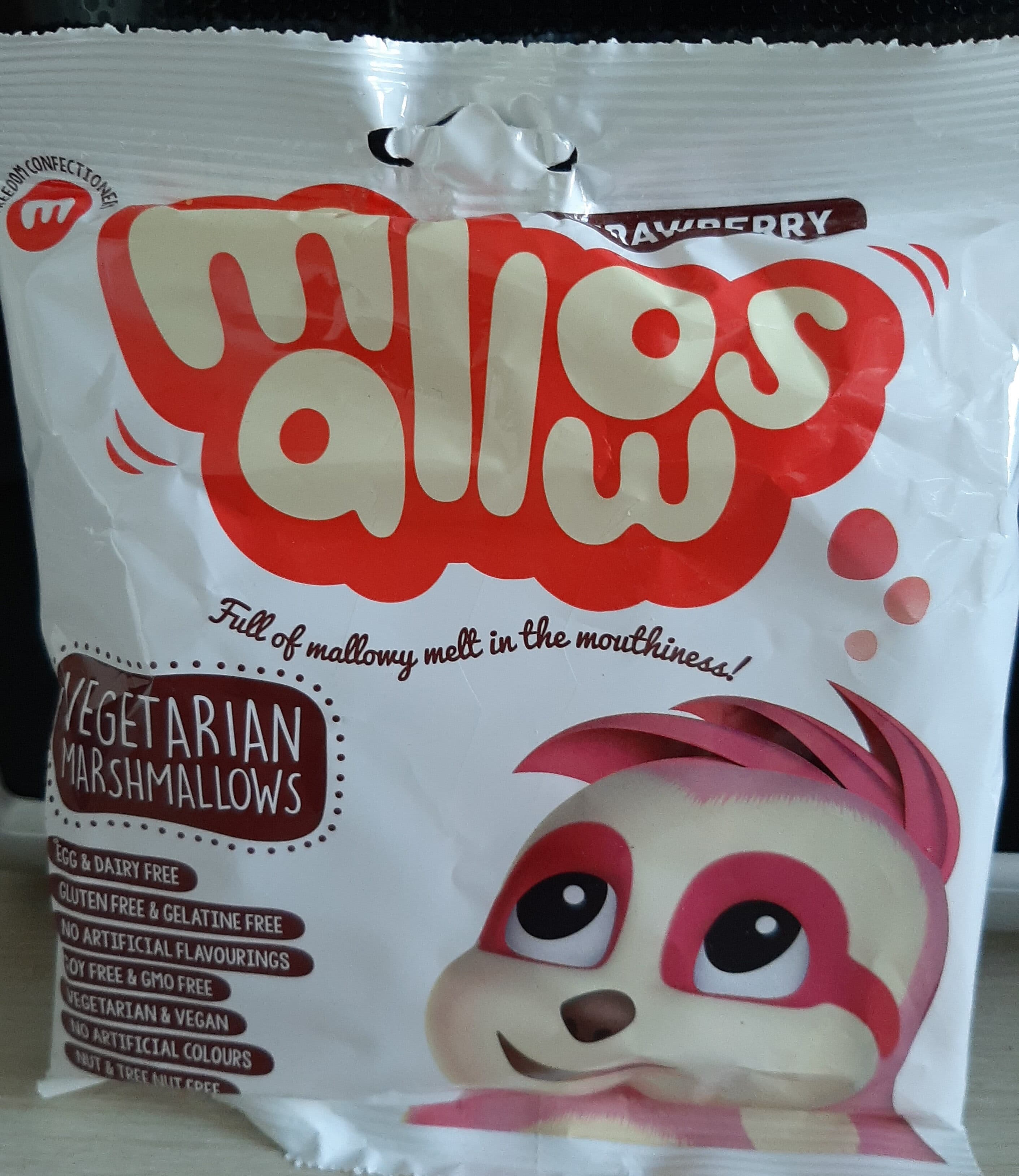 Freedom Confectionary Freedom Mallows Strawberry Flavour packshot