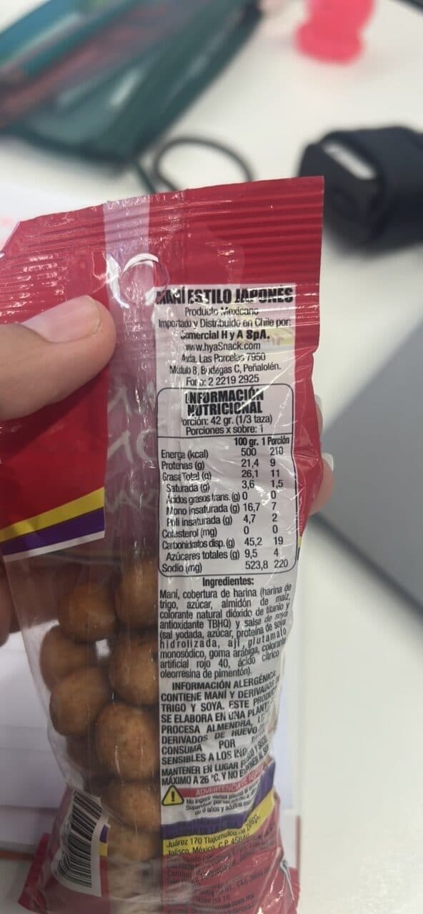 NISHIYAMA MANÍ JAPÓNÉS packshot