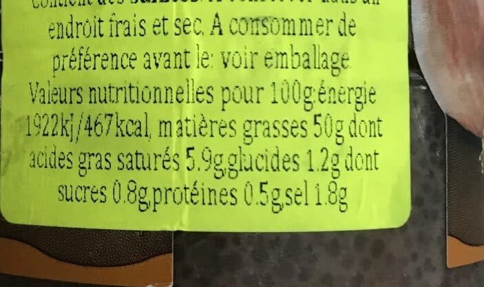 Open Food Facts Vinaigrette échalote packshot
