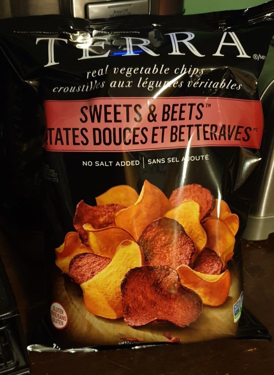 Terra Sweets & Beets No Salt Added Vegetable Chips packshot