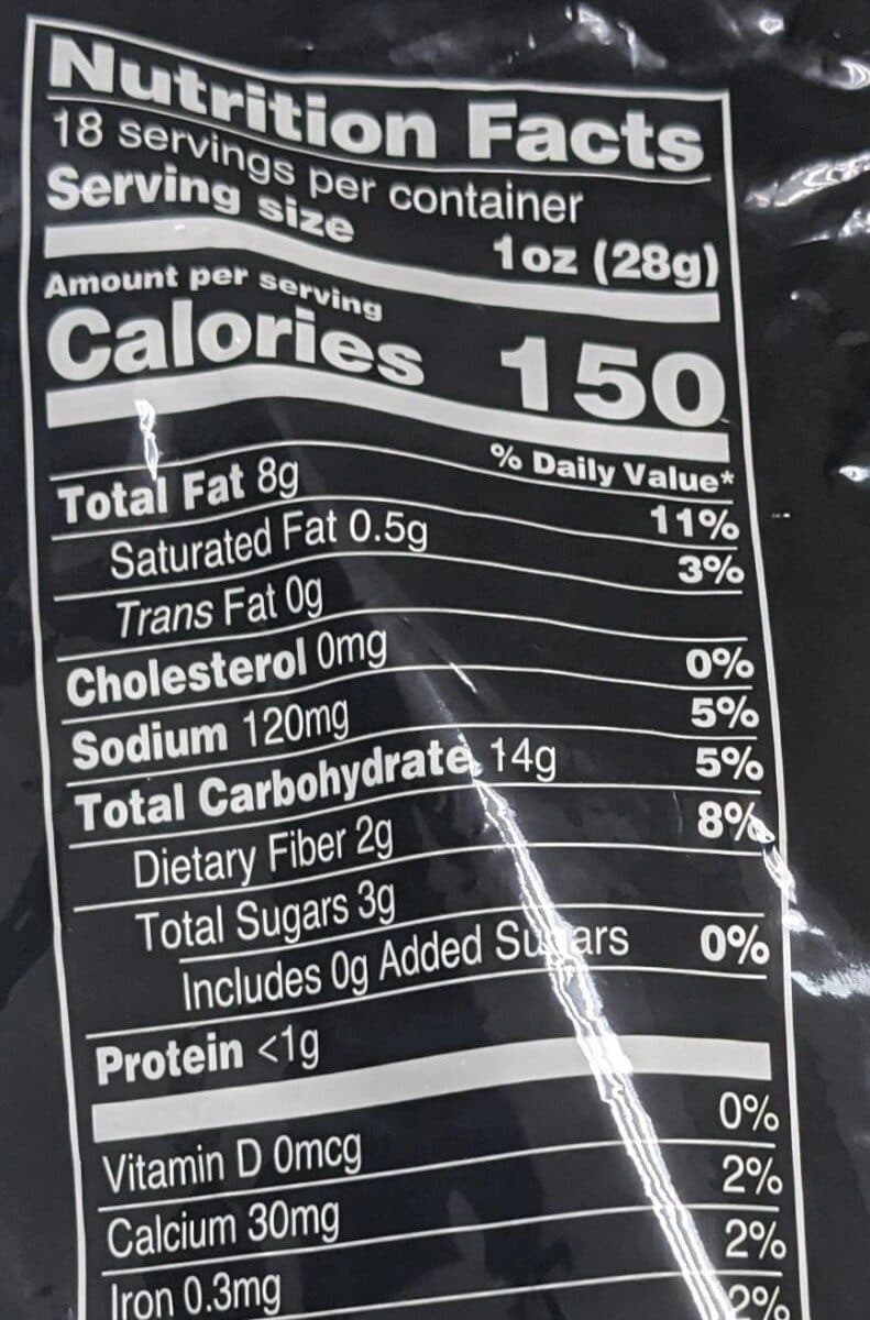 Terra Chips Classic Vegetable Chips packshot