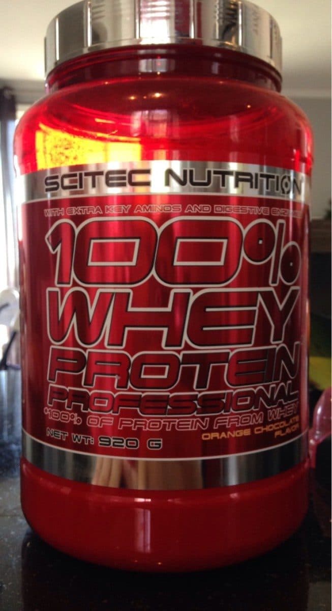 Open Food Facts 100% whey protein professional packshot