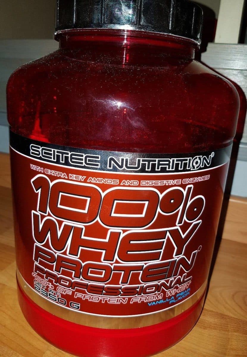 Scitec nutrition 100% Whey Professional 2.3 KG Scitec (vanille Poire - 2,350 KG) packshot